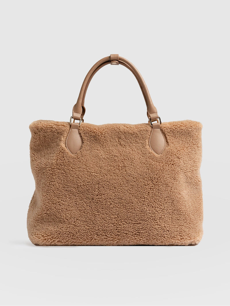 Teddy Selene Shopper Bag Caramel - Women's Bags | Saint + Sofia® EU