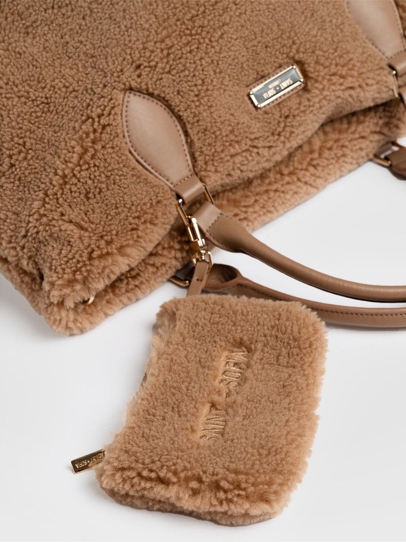 Teddy Selene Shopper Bag Caramel - Women's Bags | Saint + Sofia® EU