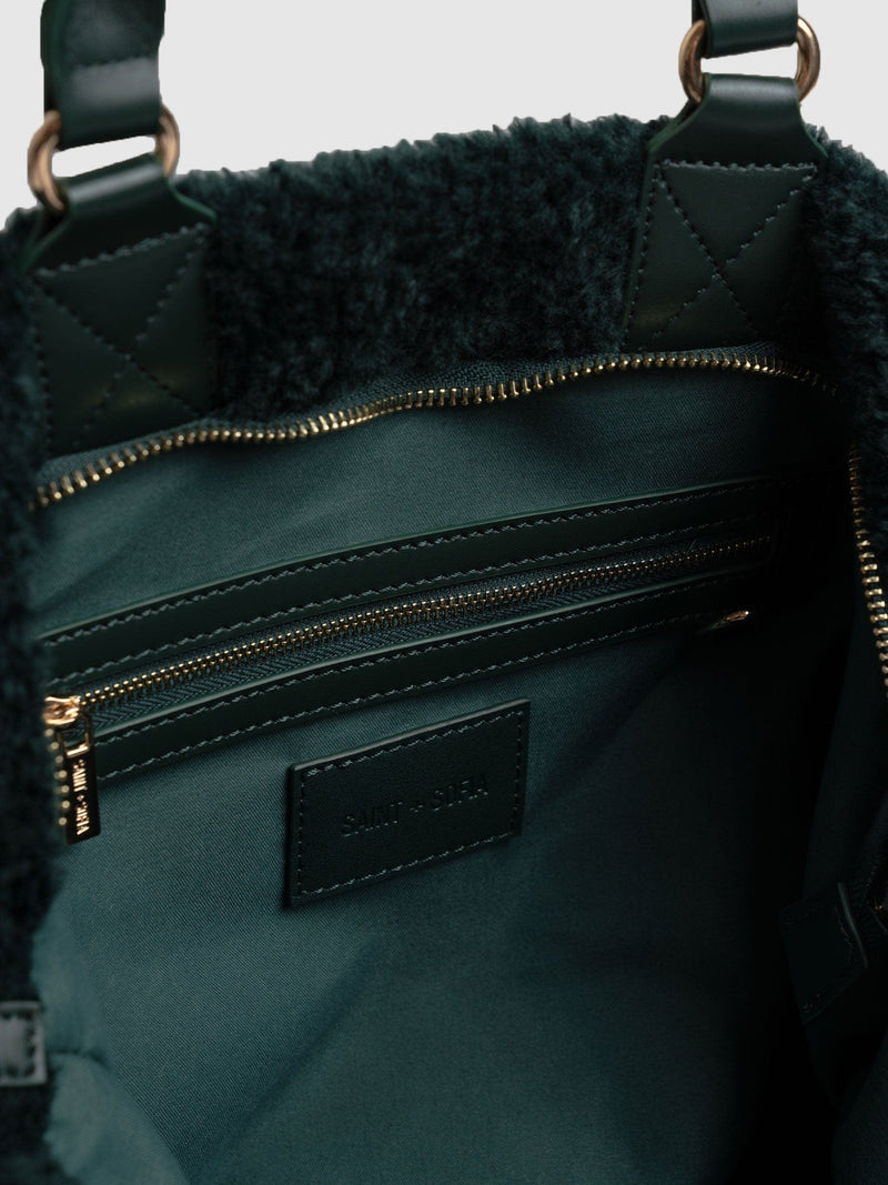 Teddy Selene Shopper Bag Green - Women's Bags |  Saint + Sofia® EU