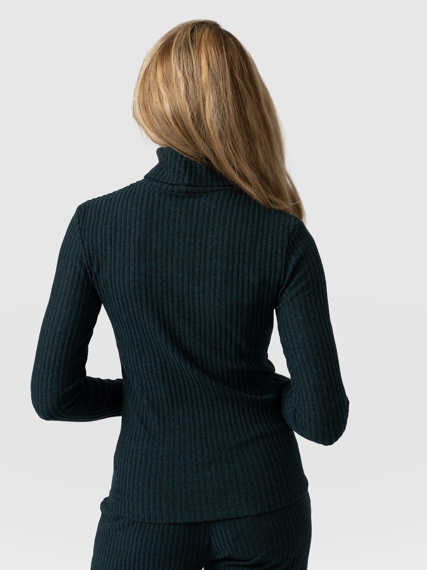 Tempest Rollneck Green - Women's Tops | Saint + Sofia® UK
