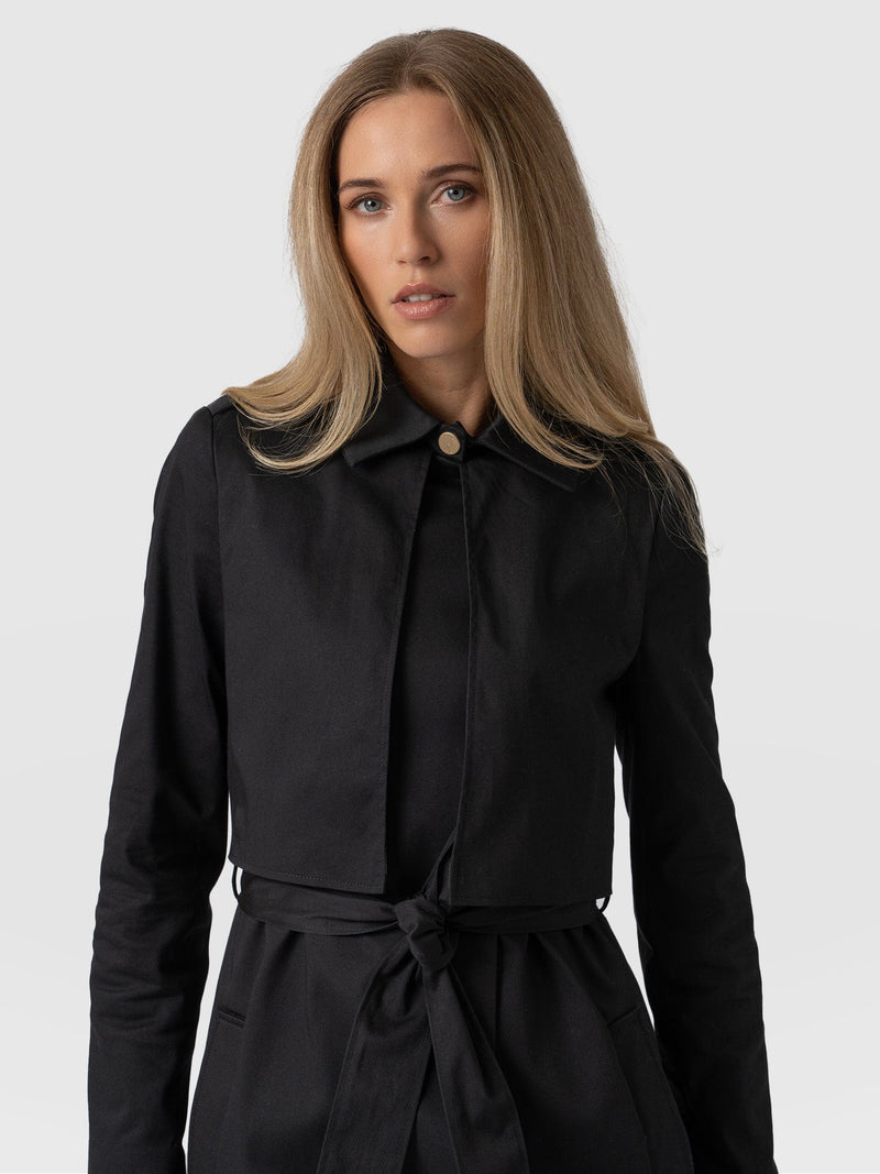 Trench Coat Black - Women's Overcoats | Saint + Sofia® EU