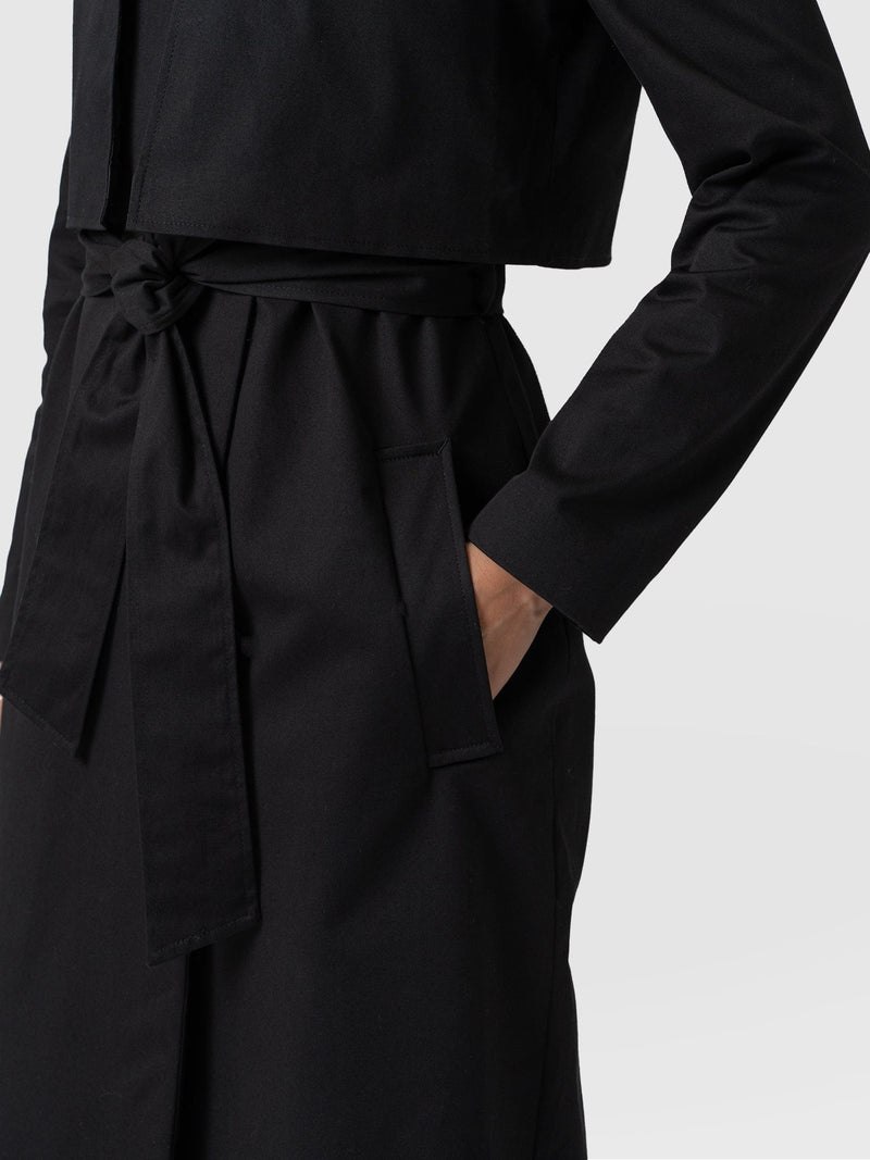 Trench Coat Black - Women's Overcoats | Saint + Sofia® EU