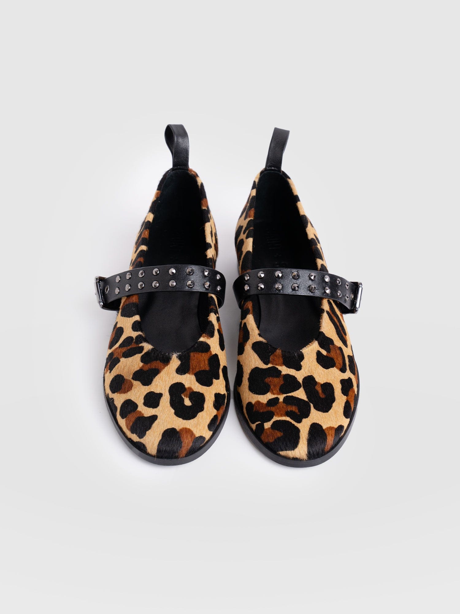 Vega Studded Ballerina Flats - Leopard - Women's Shoes | Saint + Sofia? EU