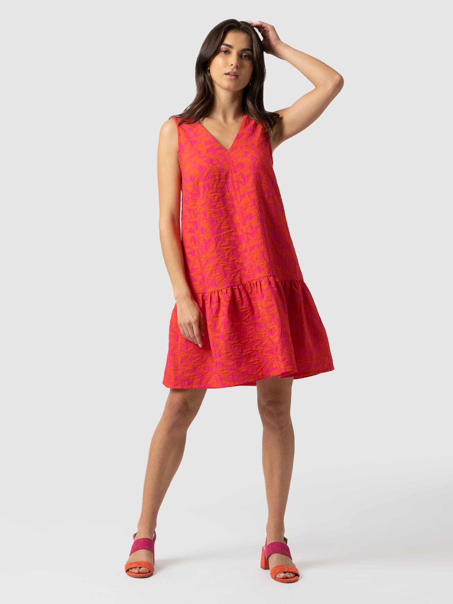 Victoria Shift Dress Festival Jacquard - Women's Dresses | Saint + Sofia® EU