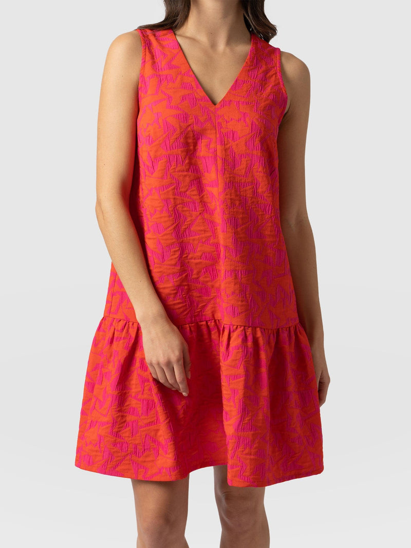 Victoria Shift Dress Festival Jacquard - Women's Dresses | Saint + Sofia® EU