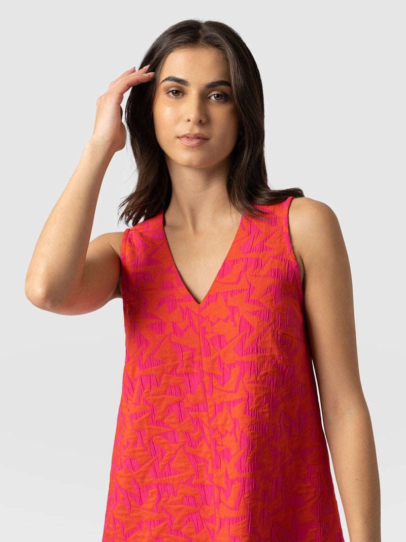 Victoria Shift Dress Festival Jacquard - Women's Dresses | Saint + Sofia® EU