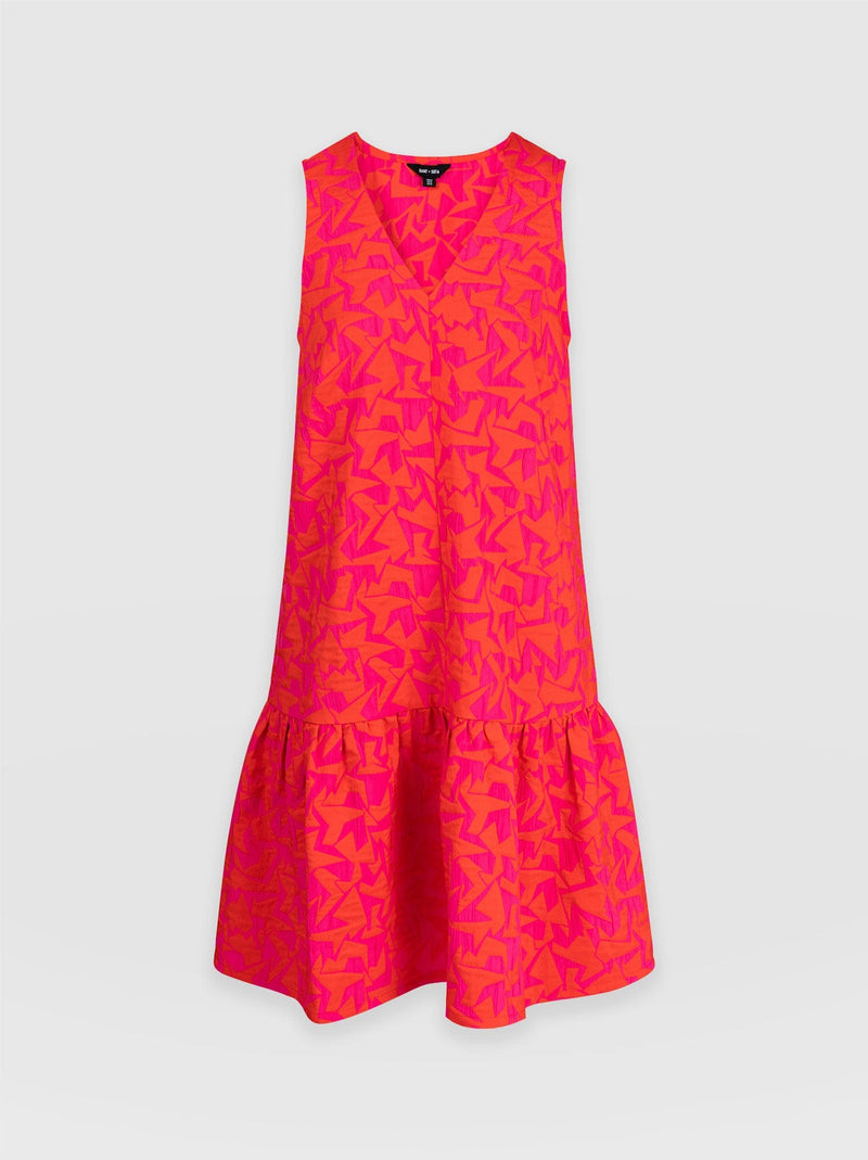 Victoria Shift Dress Festival Jacquard - Women's Dresses | Saint + Sofia® EU