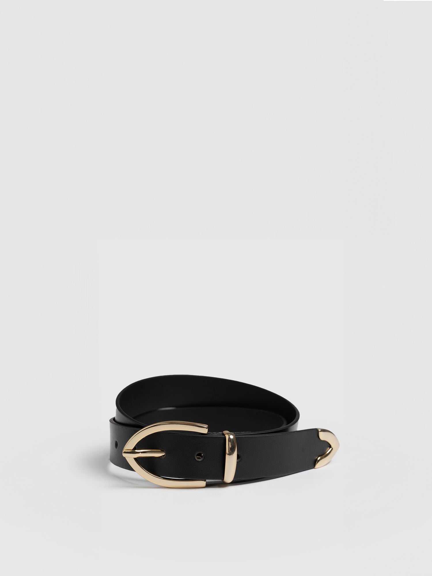 Victory Belt Black - Leather Belts | Saint + Sofia® EU