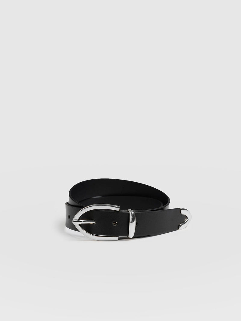Victory Belt - Black/Silver - Women's Accessories | Saint + Sofia® EU