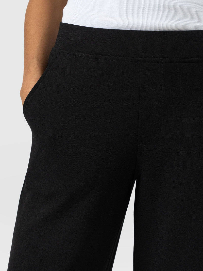 Victory Straight Leg Pant - Black - Women's Trousers | Saint + Sofia® EU