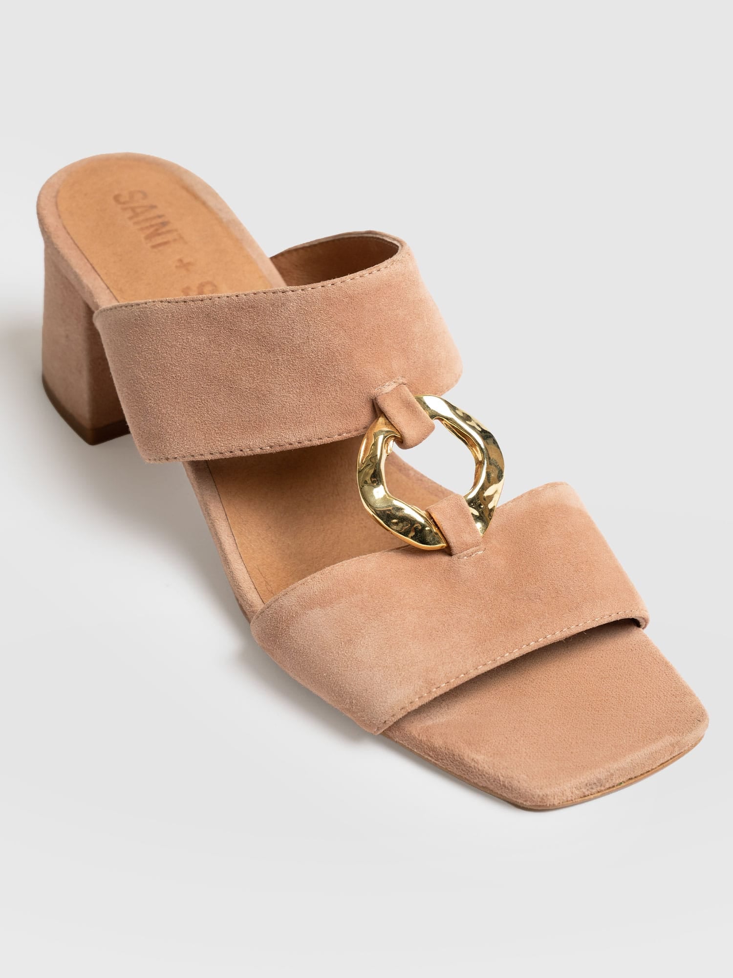Vivienne Heeled Mules - Blush - Women's Shoes | Saint + Sofia® EU