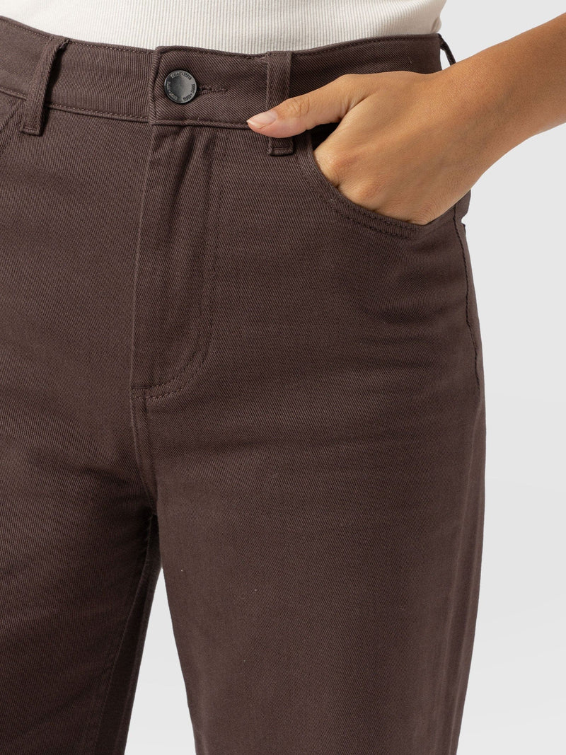 Wide Leg Jean - Brown - Women's Jeans | Saint + Sofia® EU