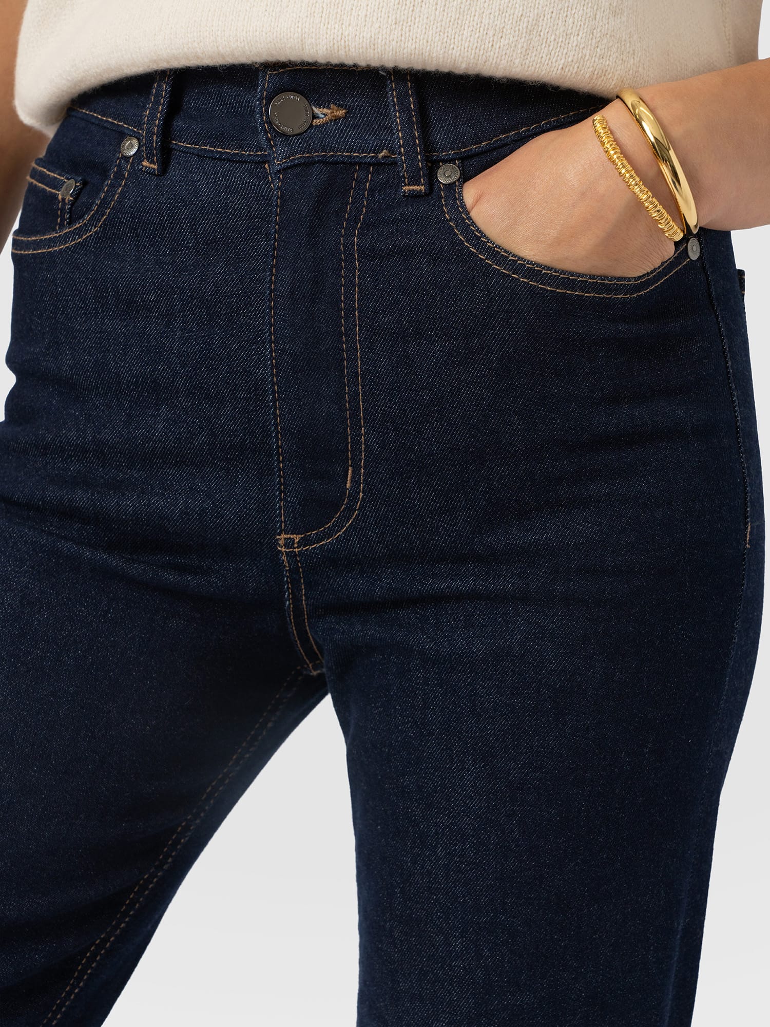Wide Leg Jean - Indigo Blue - Women's Jeans | Saint and Sofia® EU