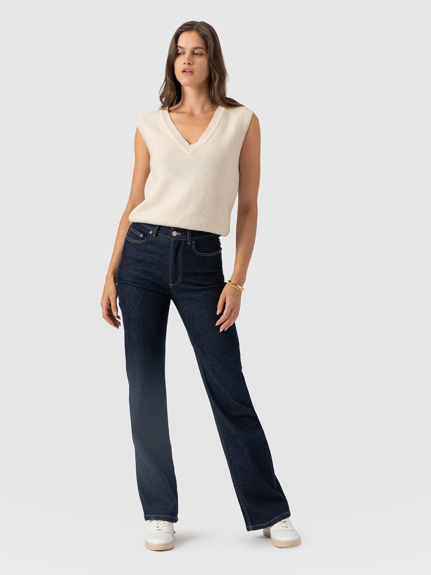 Wide Leg Jean - Indigo Blue - Women's Jeans | Saint and Sofia® EU