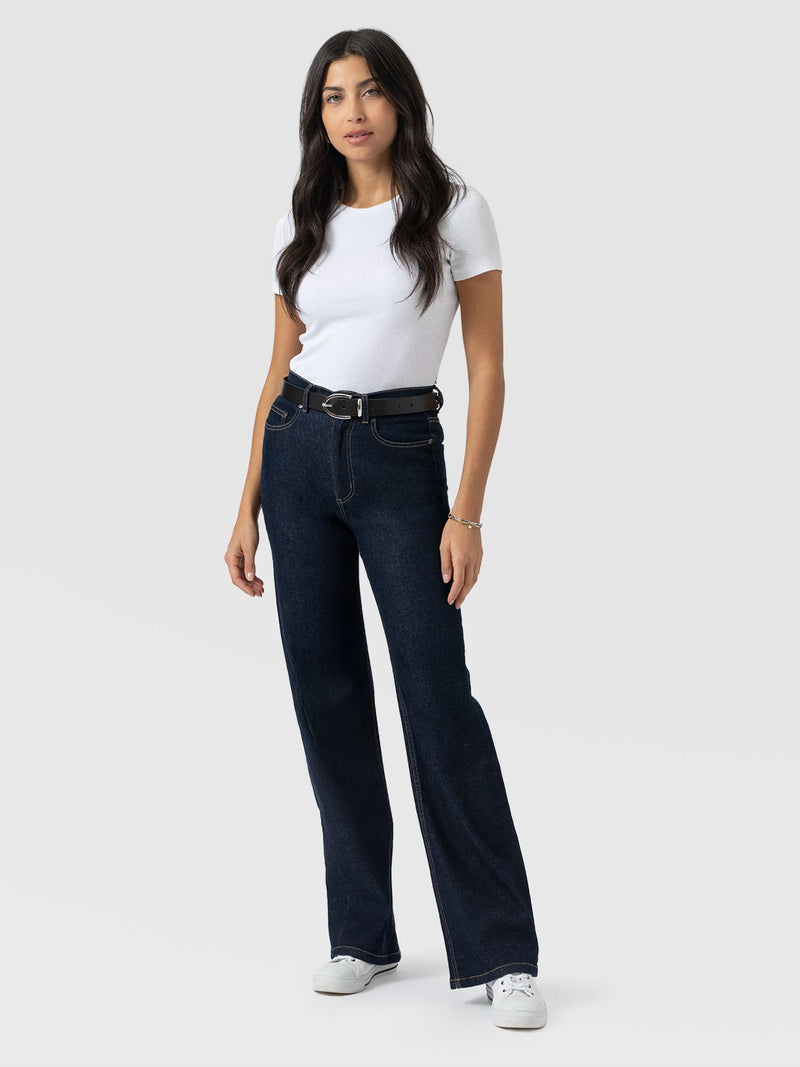 Wide Leg Jean - Indigo Blue - Women's Jeans | Saint + Sofia® EU