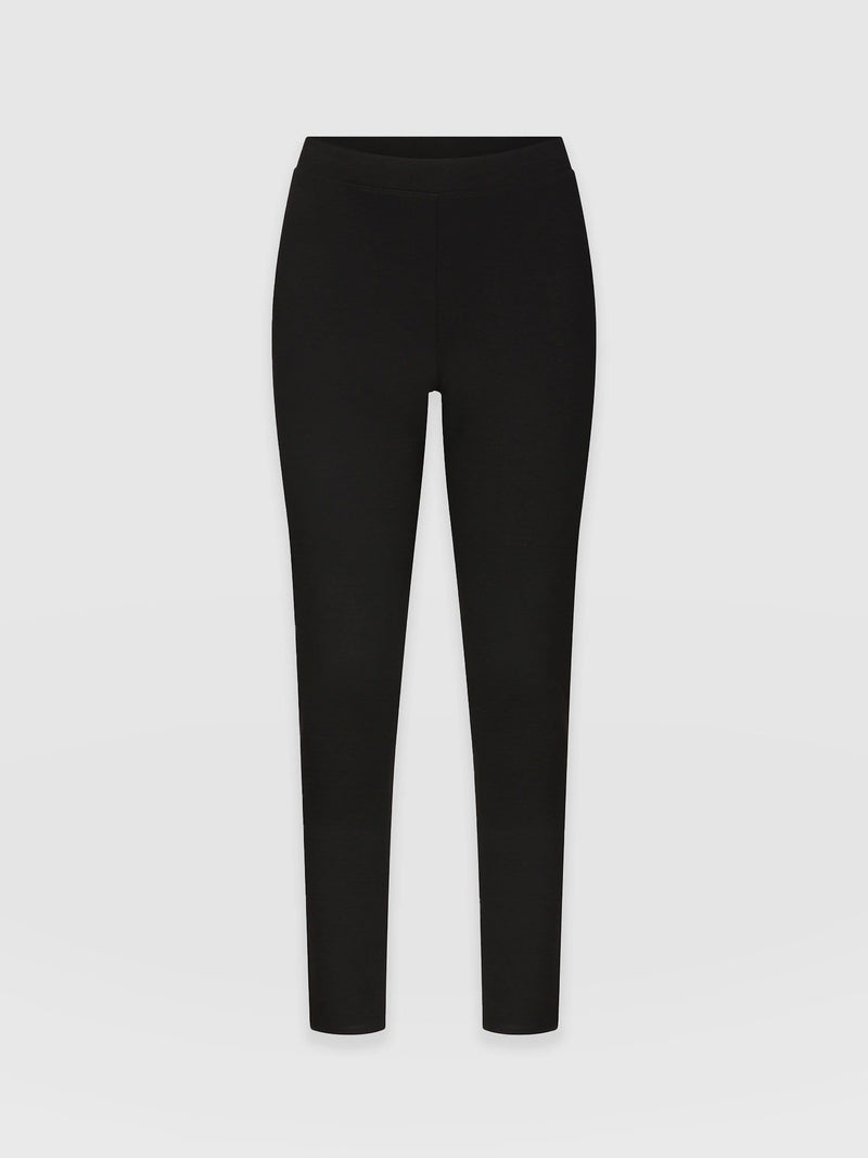 Women’s Soft Legging Black Ponte Roma | Saint and Sofia® Europe