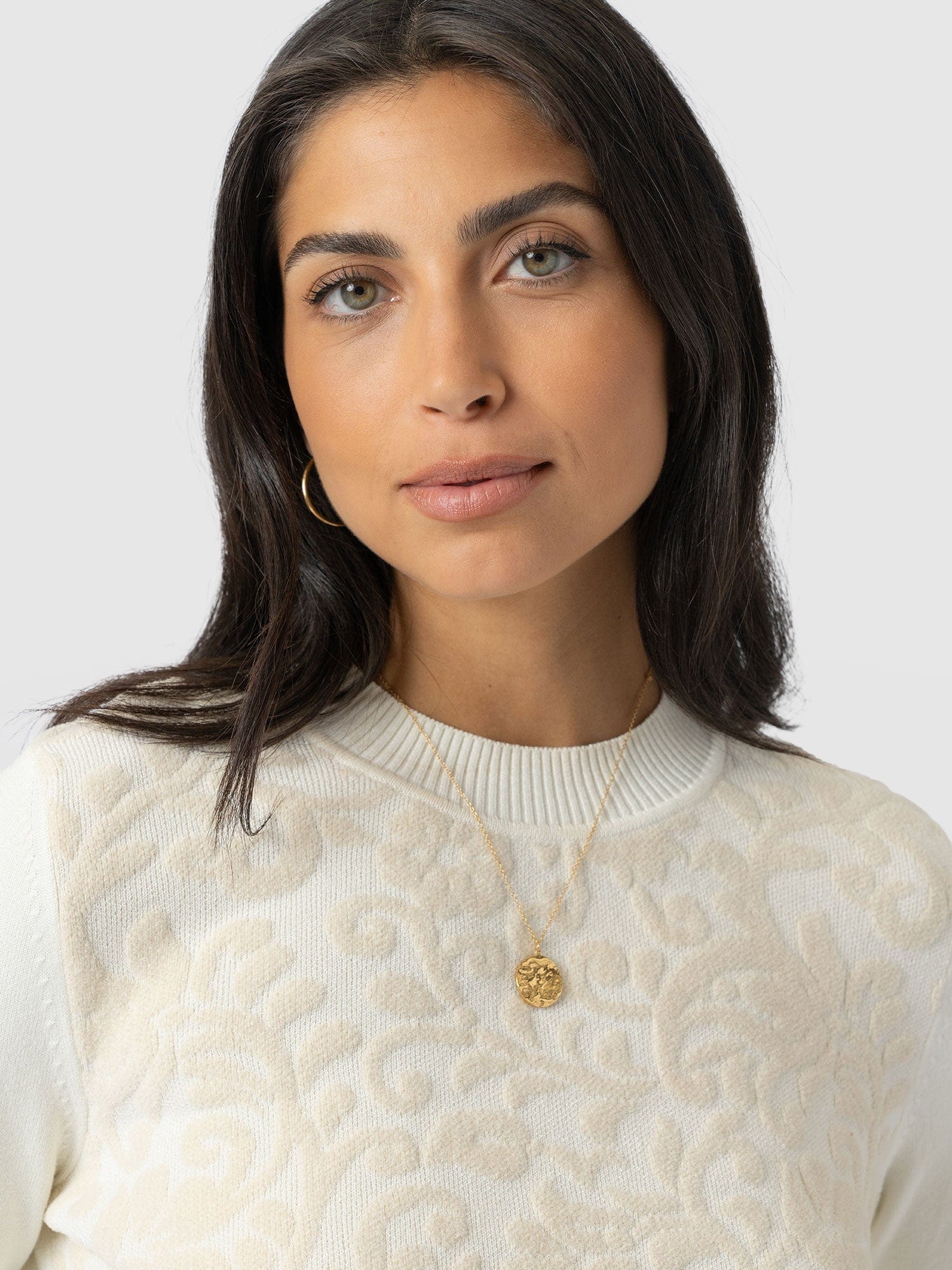 Wren Long Sleeve Knit - Cream - Women's Knitwears | Saint + Sofia? EU