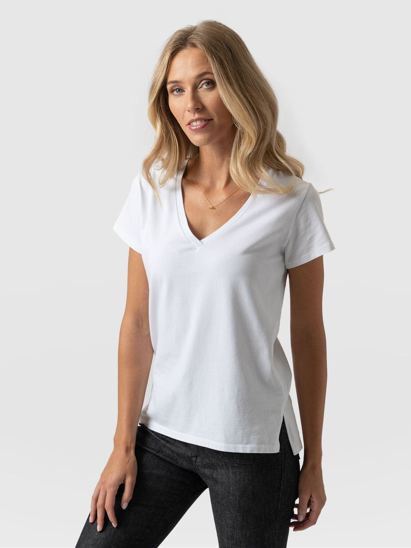 Apartment Tee White - Women's T-Shirts | Saint + Sofia® EU