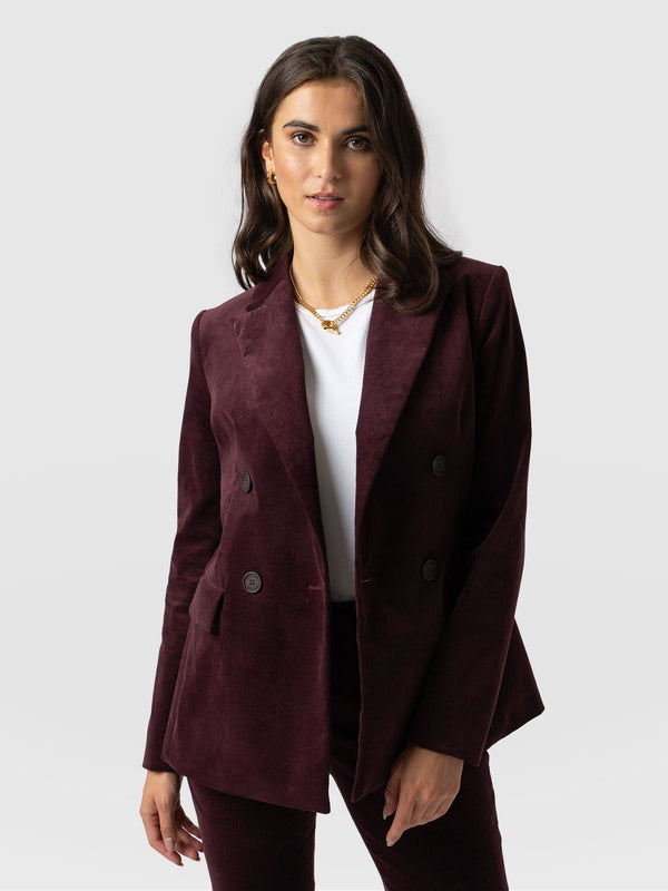 Avalon Blazer Purple - Women's Blazers | Saint + Sofia® EU