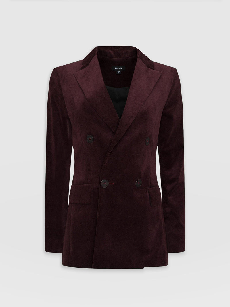 Avalon Blazer Purple - Women's Blazers | Saint + Sofia® EU