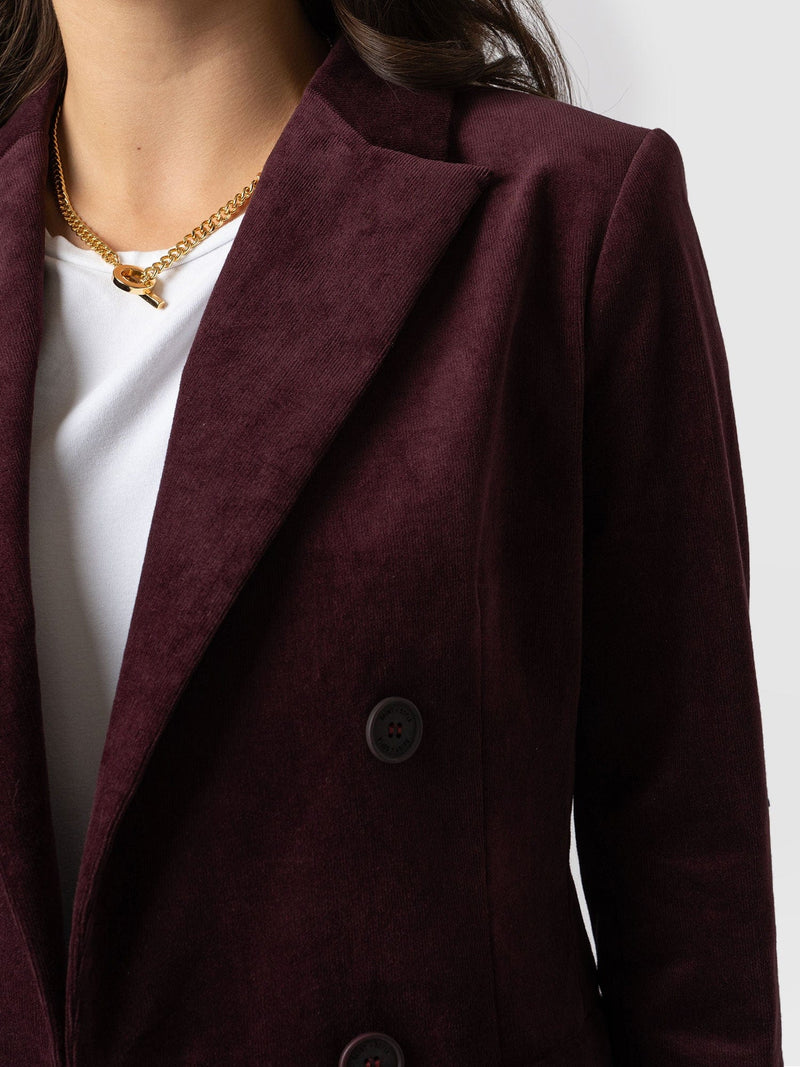 Avalon Blazer Purple - Women's Blazers | Saint + Sofia® UK