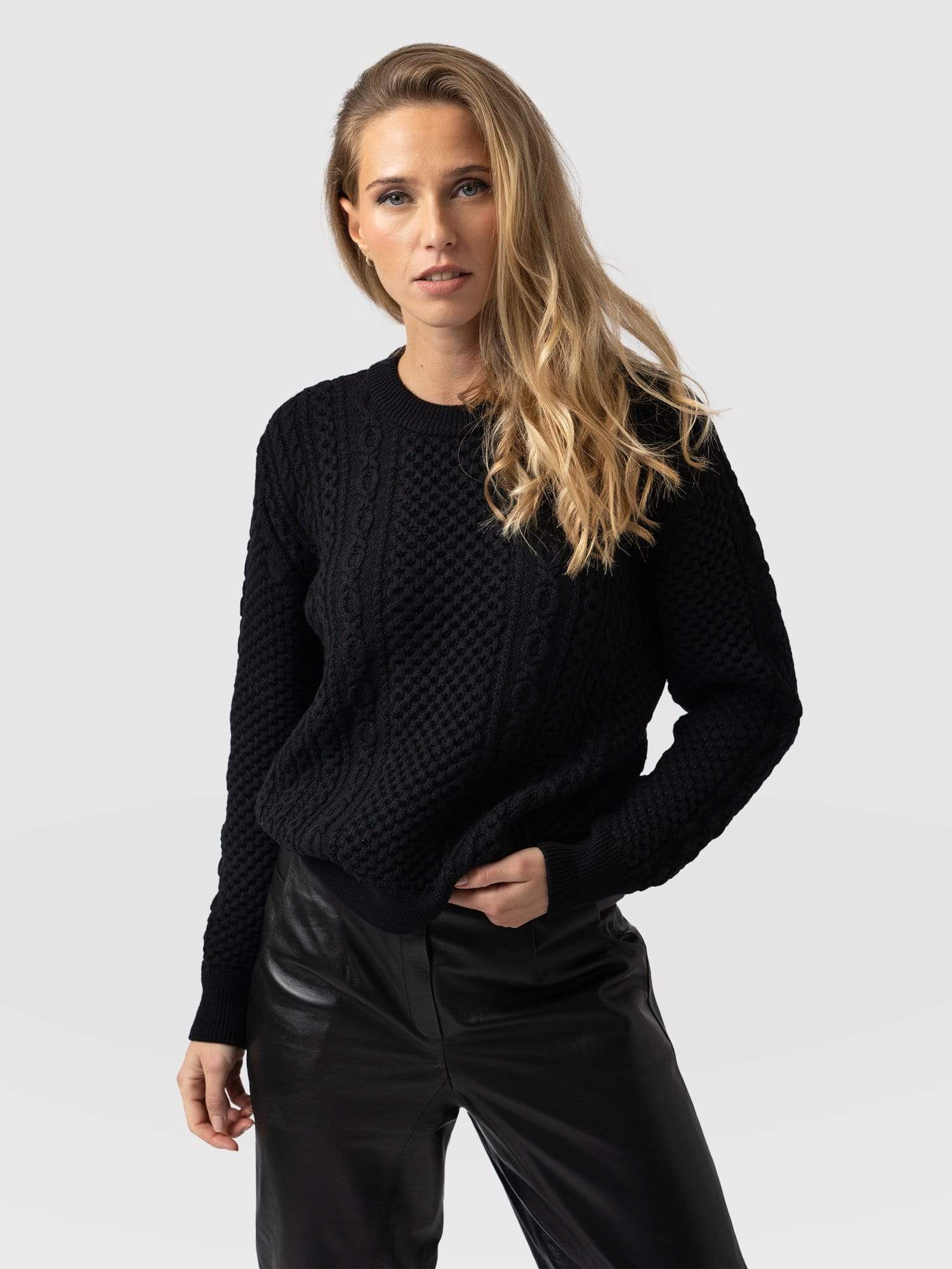 Black on sale womans jumper