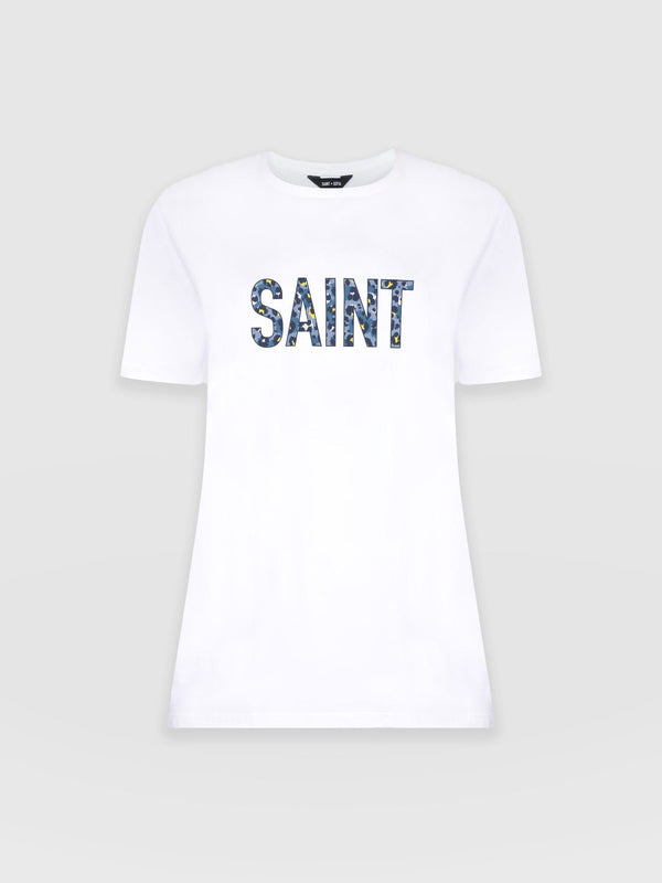 Boyfriend Tee White Saint - Women's T-Shirts | Saint + Sofia® UK
