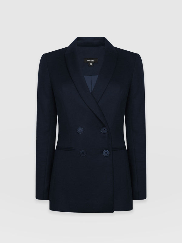 Cambridge Blazer Navy - Women's Blazers | Saint + Sofia® EU