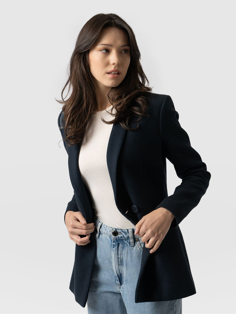 Cambridge Blazer Navy - Women's Blazers | Saint + Sofia® EU