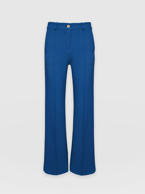 Cambridge Tailored Wide Leg Pant Sapphire Blue - Women's Trousers | Saint + Sofia® EU