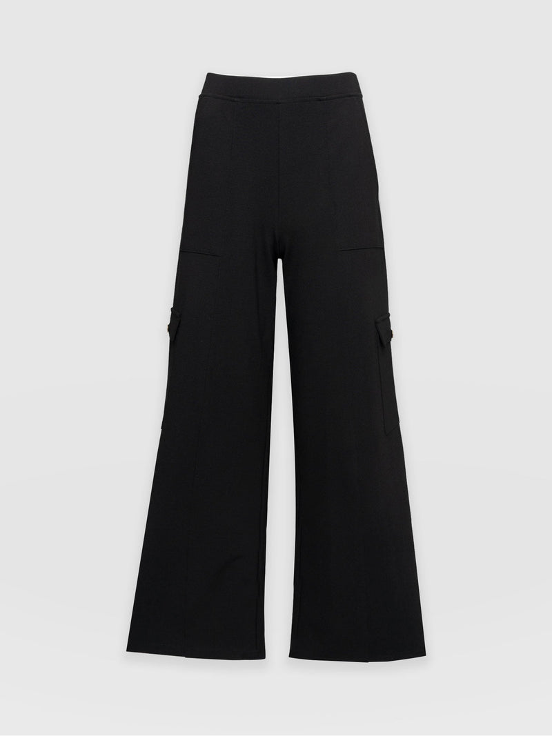 Cargo Chelsea Pant Black - Women's Trousers | Saint + Sofia® EU
