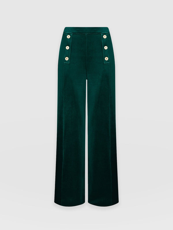 Chelsea Pant Jewel Green - Women's Trousers | Saint + Sofia® EU
