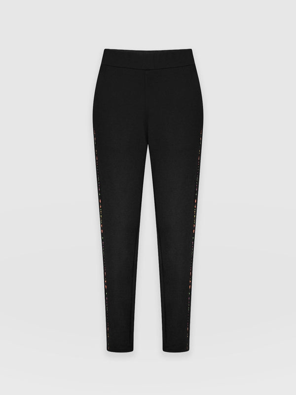Finsbury Pant Black Ditsy Floral - Women's Trousers | Saint + Sofia® UK