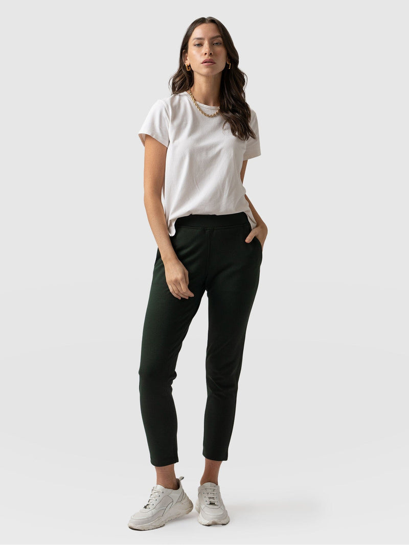 Finsbury Pant Bottle Green - Women's Trousers | Saint + Sofia® EU