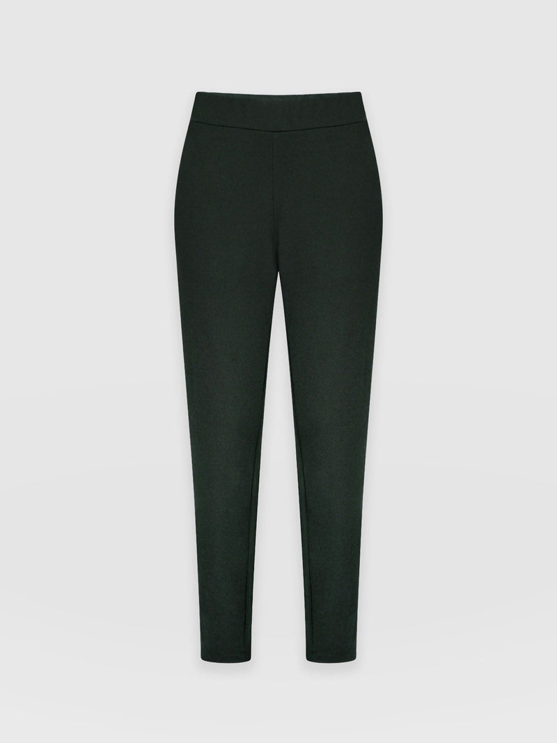 Finsbury Pant Bottle Green - Women's Trousers | Saint + Sofia® EU