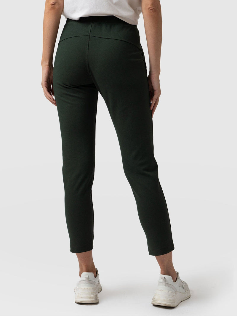 Finsbury Pant Bottle Green - Women's Trousers | Saint + Sofia® UK