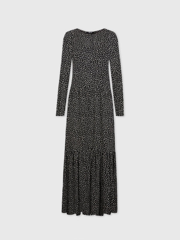 Greenwich Dress Black Spot Sleeves - Women's Dresses | Saint + Sofia® EU