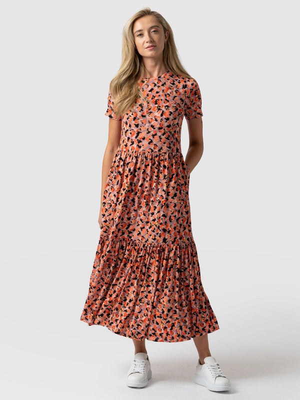 Greenwich Short Sleeve Dress Confetti Petal - Women's Dresses | Saint + Sofia® EU