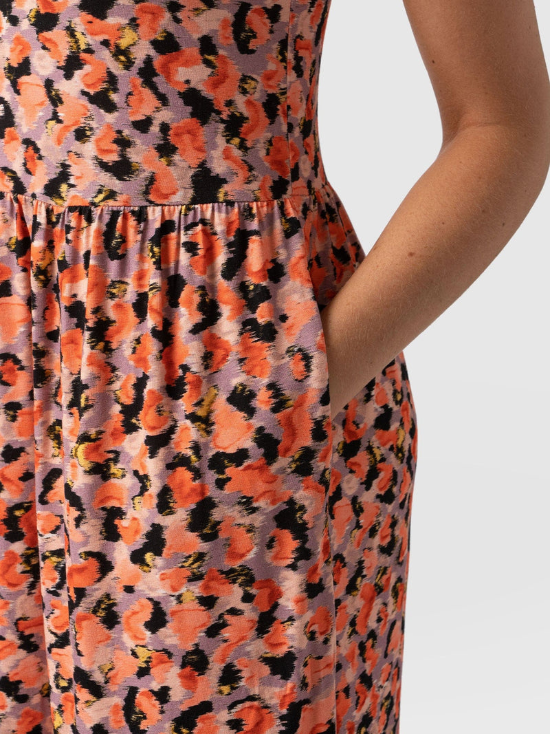 Greenwich Short Sleeve Dress Confetti Petal - Women's Dresses | Saint + Sofia® EU