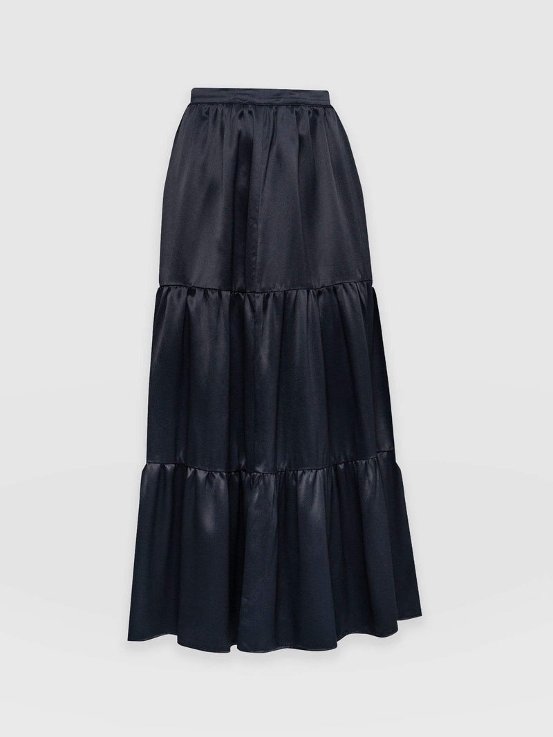 Greenwich Skirt Navy - Women's Skirts | Saint + Sofia® UK
