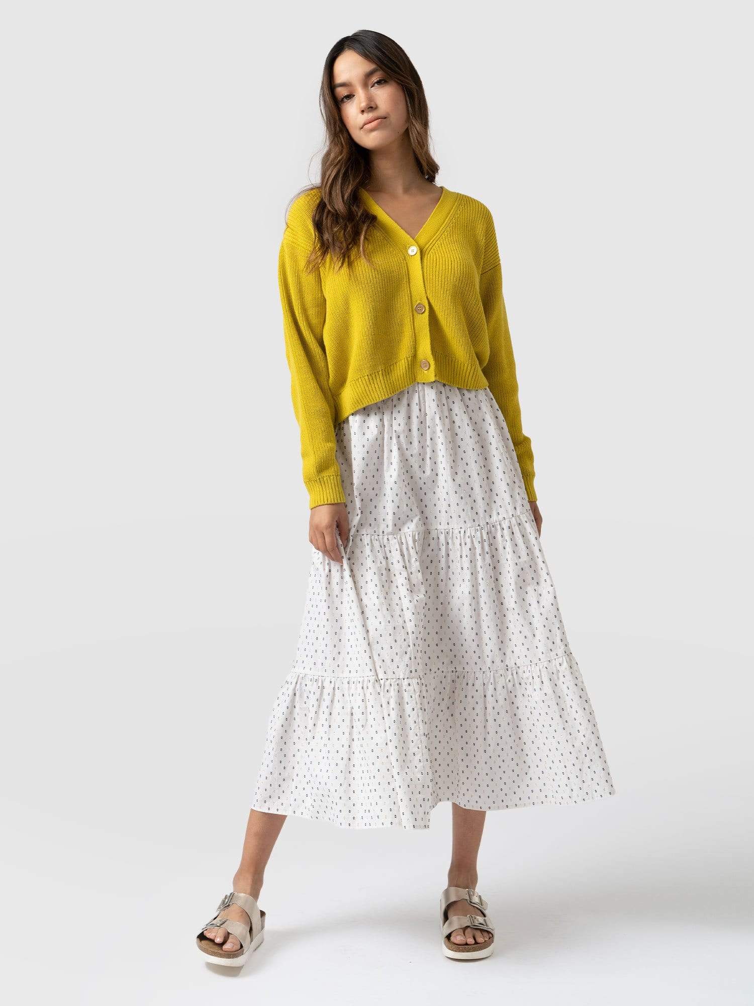 Greenwich Skirt White - Women's Skirts | Saint + Sofia® EU