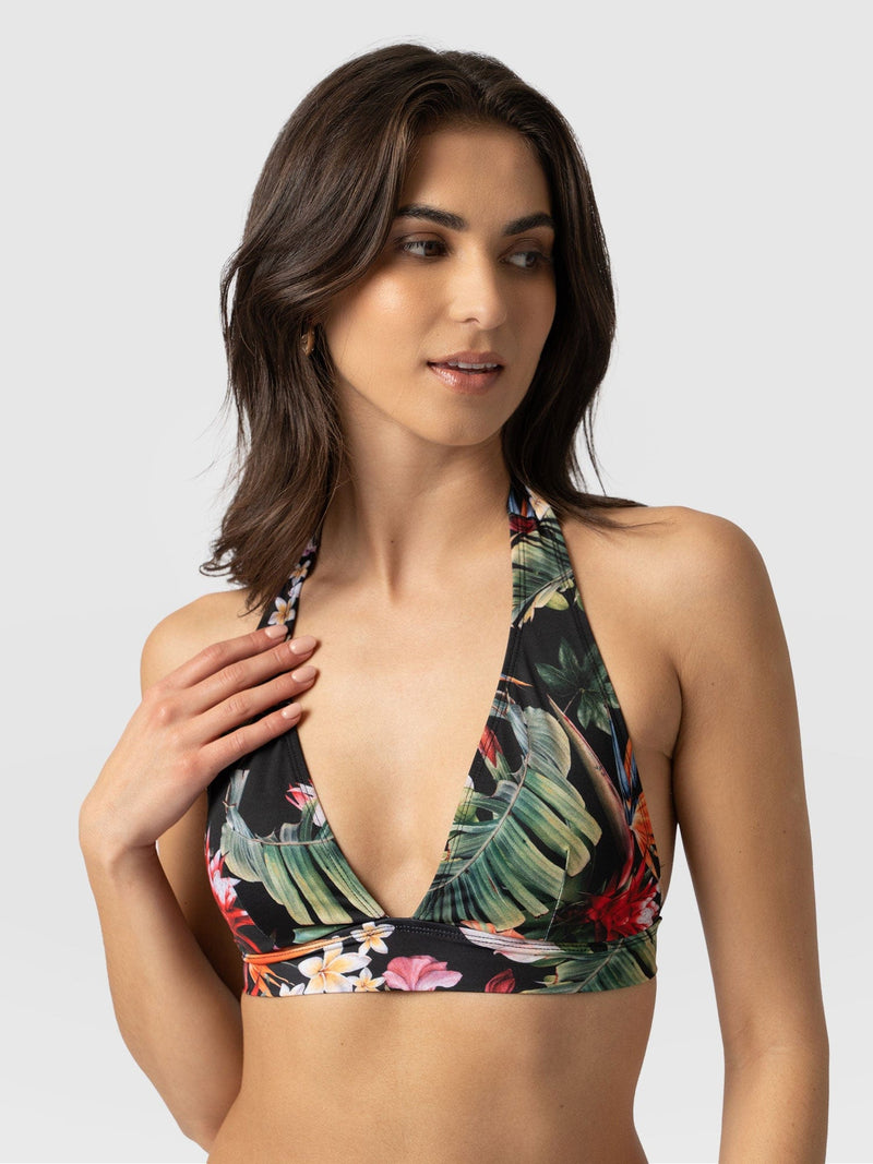 Kyra Bikini Top Tropics - Women's Swimwear | Saint + Sofia® UK