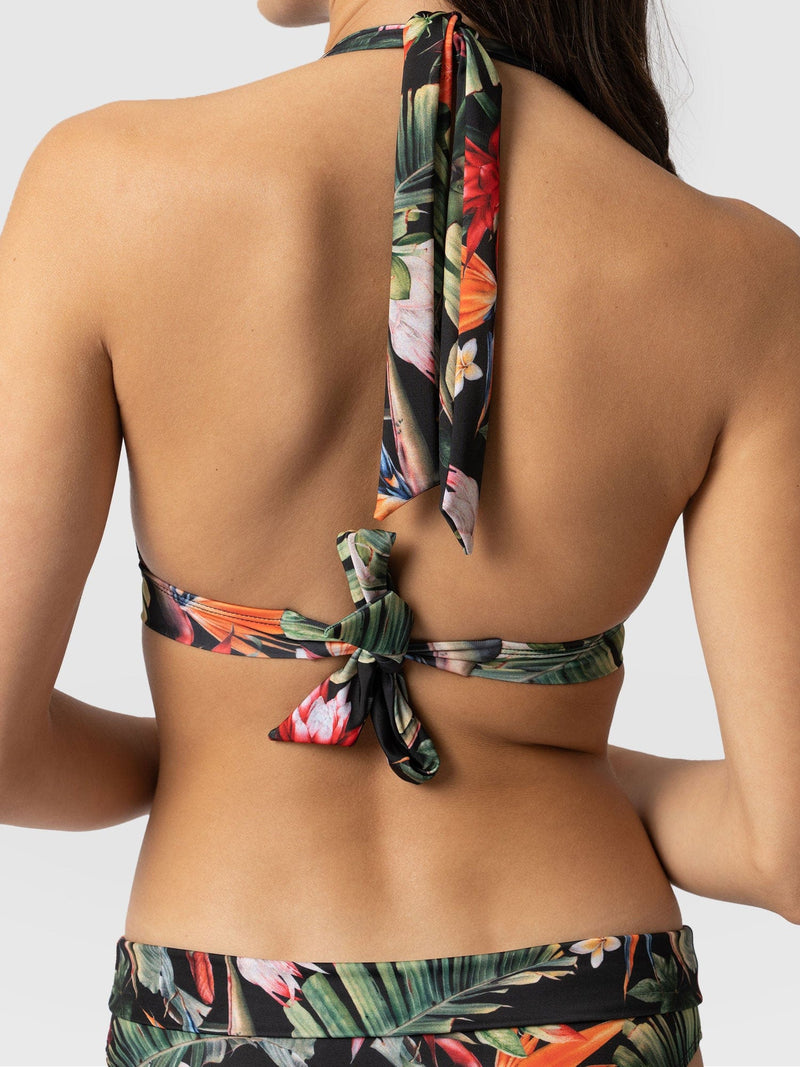 Kyra Bikini Top Tropics - Women's Swimwear | Saint + Sofia® UK