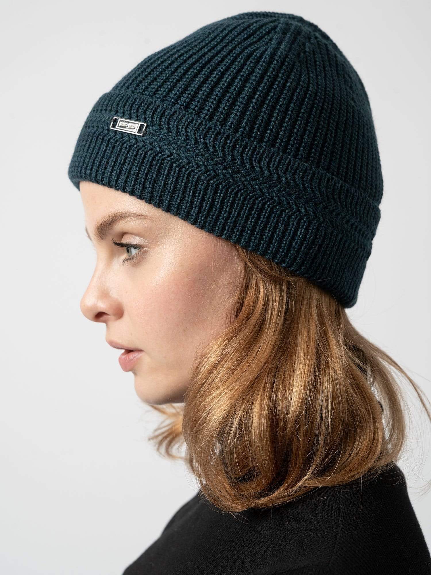 Merino Beanie Green - Women's Beanies | Saint + Sofia® EU