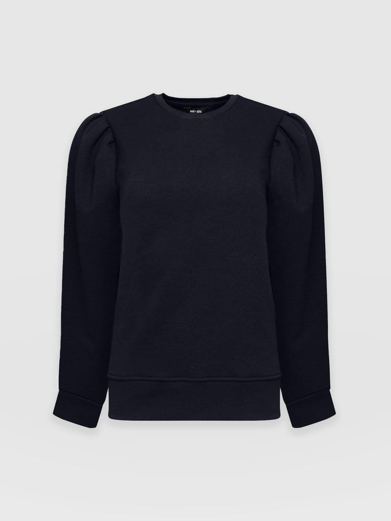 Midnight Sweater Blue - Women's Sweaters | Saint + Sofia® UK