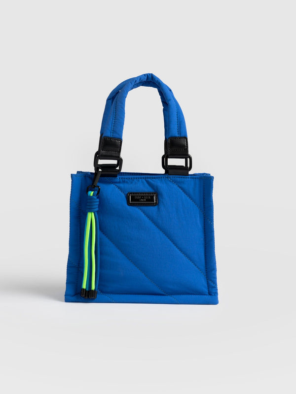 Mini Penny Tote Bag Blue - Women's Bags | Saint + Sofia® EU