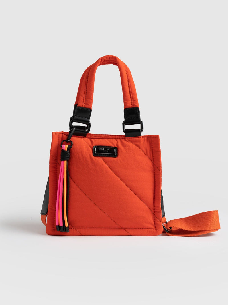 Mini Penny Tote Bag Orange - Women's Bags | Saint + Sofia® EU