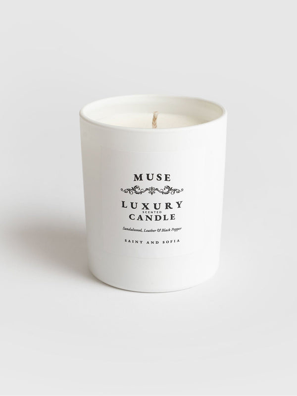 Muse Scented Candle - Lifestyle | Saint + Sofia® EU