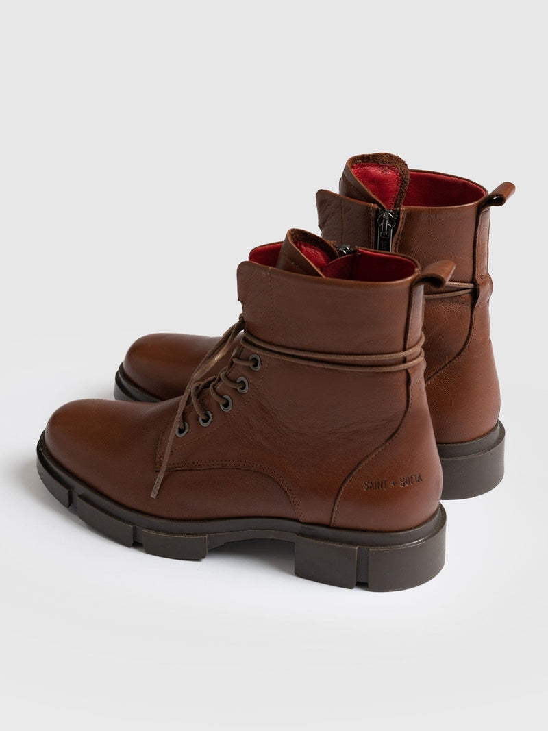 Noho Boot Brown - Women's Leather Boots | Saint + Sofia® EU