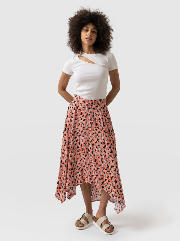 Noho Skirt Confetti Petal - Women's Skirts | Saint + Sofia® UK
